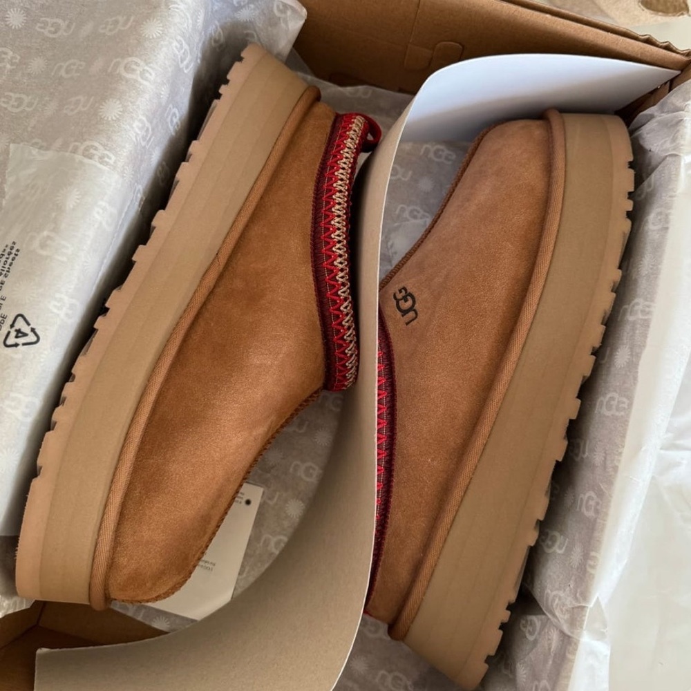 UGGS Slippers / NEW / rare in chestnut